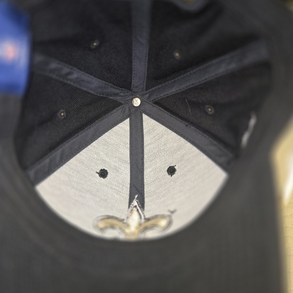 New Orleans Saints NFL Reebok Black on Field Cap One Size Fits All Adjustable - Picture 6 of 8